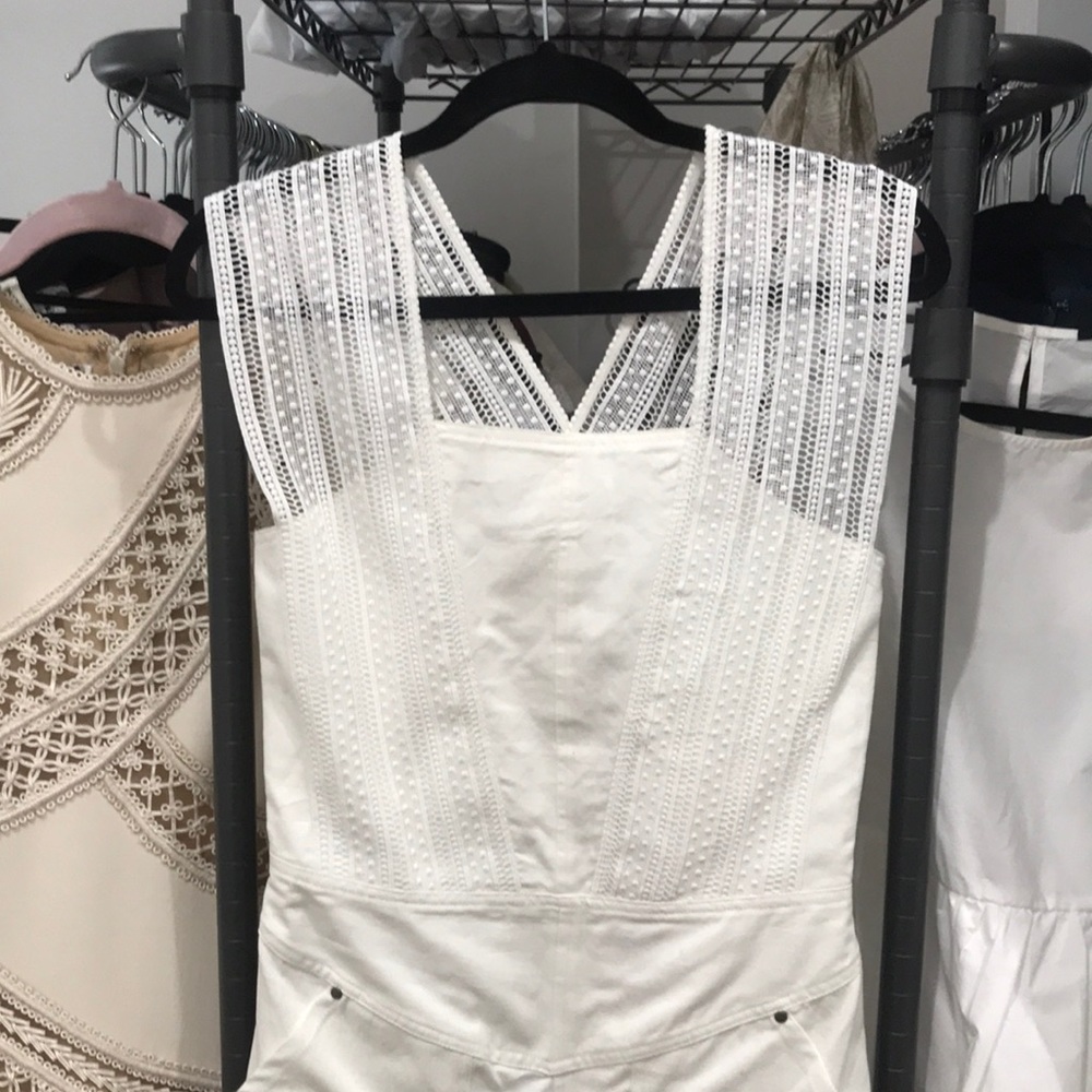 NWT Rebecca Minkoff white jumpsuit!